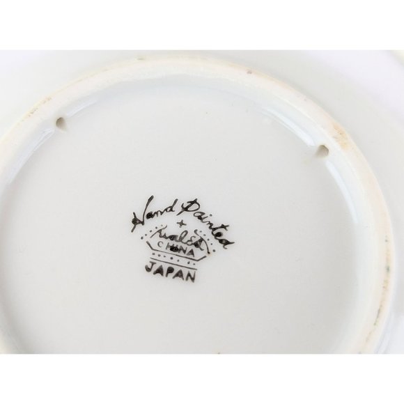 Set of 3 Handpainted Japanese Porcelain Decorative Wall Plates Asian Rural Scene - Picture 10 of 10